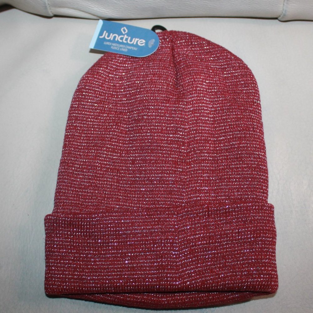 NEW! Fleece Lined Lurex Hat